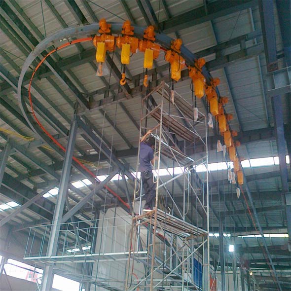 环链电动葫芦应用于工业流水线